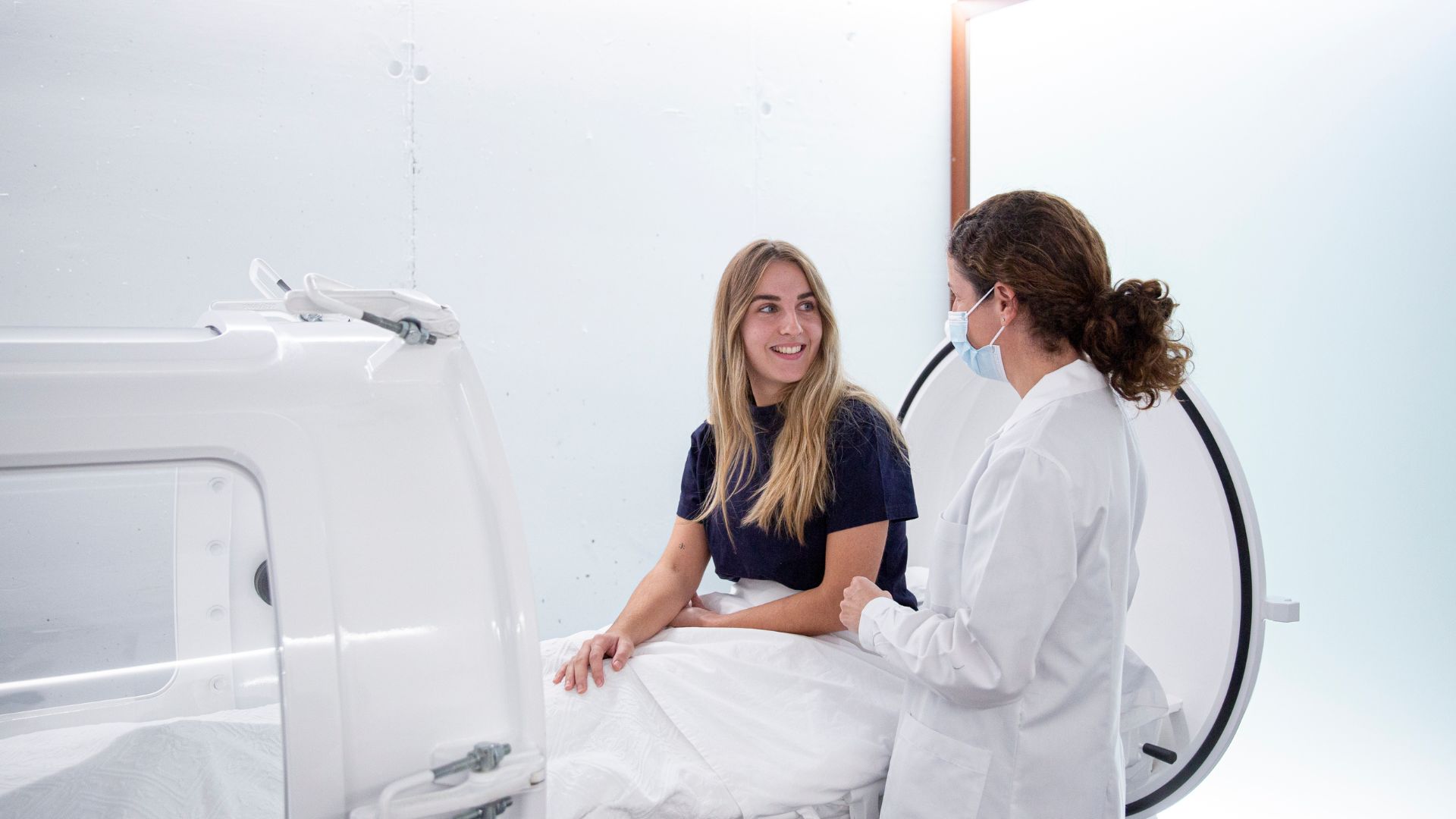 Sesión Cámara Monoplaza Medicina Hiperbárica